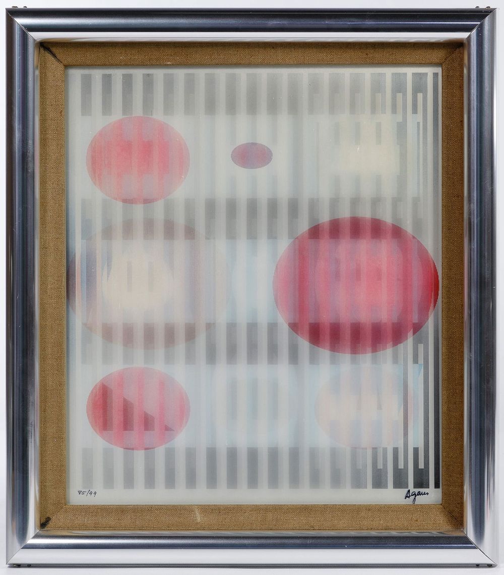 Lot 202: Yaacov Agam (Israeli, b.1928) 'Agamograph' Kinetic Art