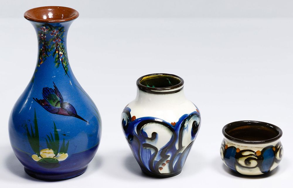 Lot 245: Torquay Pottery Vase