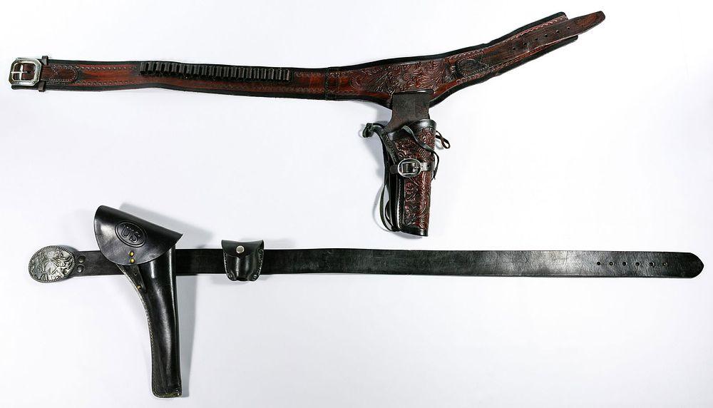 Lot 252: Leather Belt and Holster Assortment