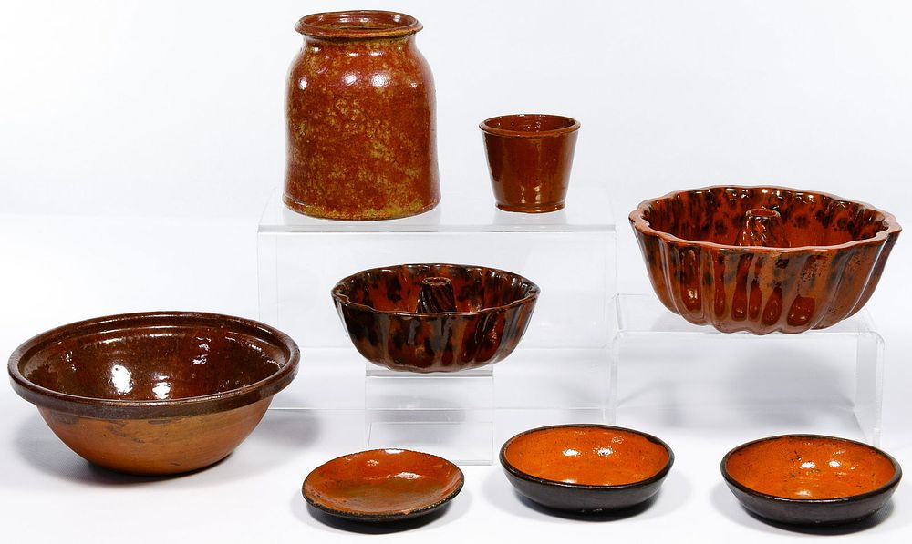 Lot 288: Redware Assortment