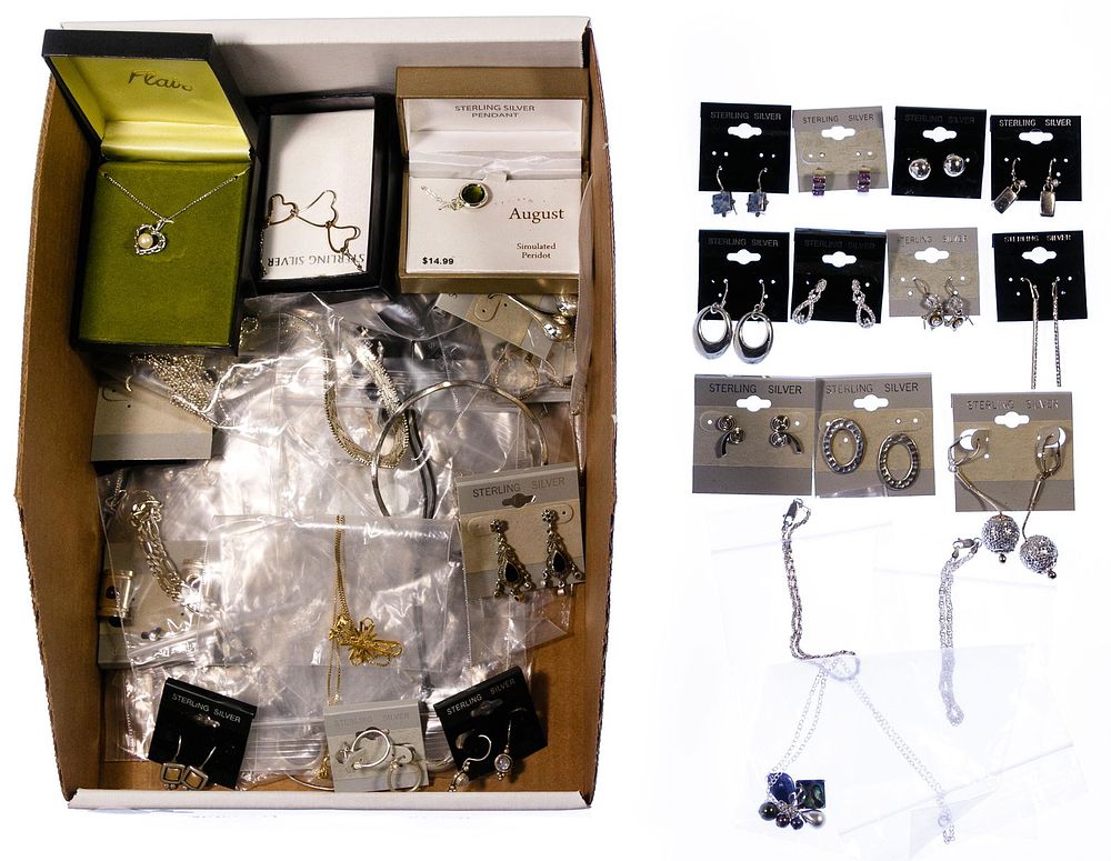 Lot 354: Sterling Silver Jewelry Assortment
