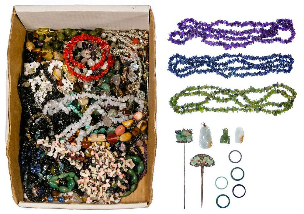 Lot 358: Semi-Precious Gemstone and Crystal Jewelry Assortment