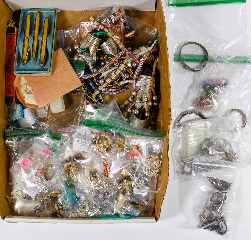 Lot 364: Sterling Silver and Costume Jewelry Assortment