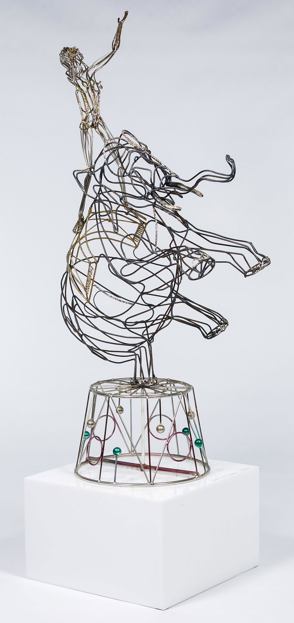 Lot 190: Joseph Burlini (American, b.1937) Wire Sculpture