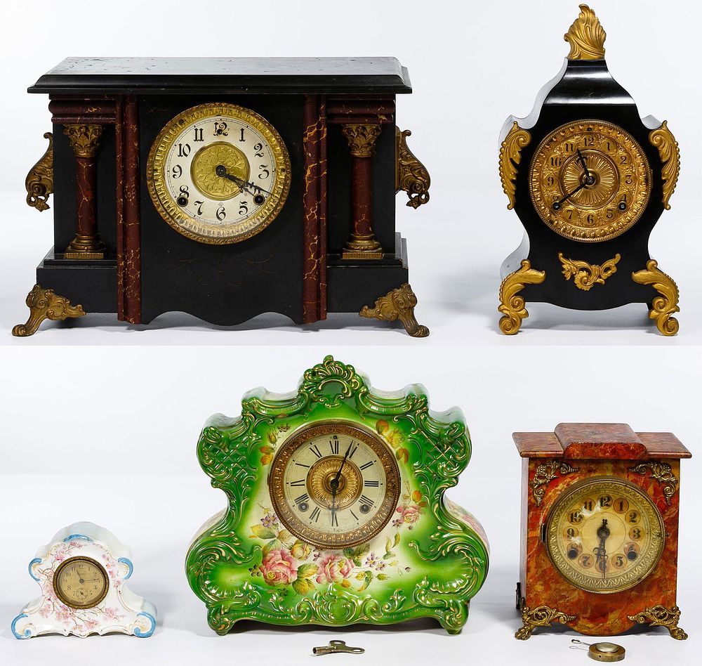Lot 198: Mantel Clock Assortment