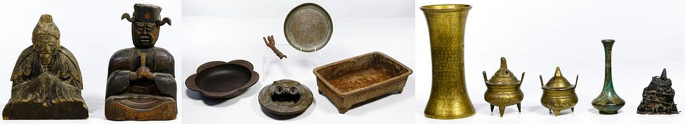 Lot 204: Asian Decorative Object Assortment