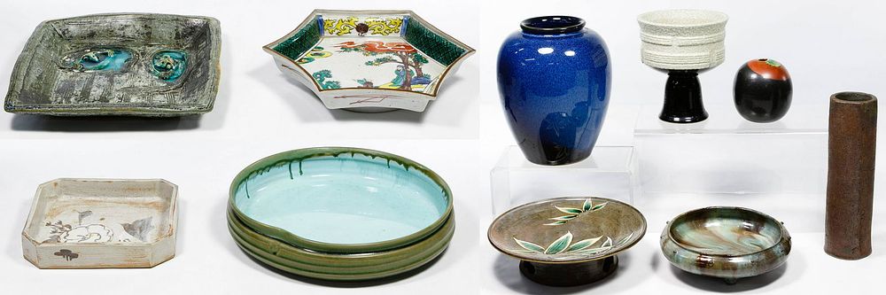 Lot 213: Japanese Studio Pottery Assortment