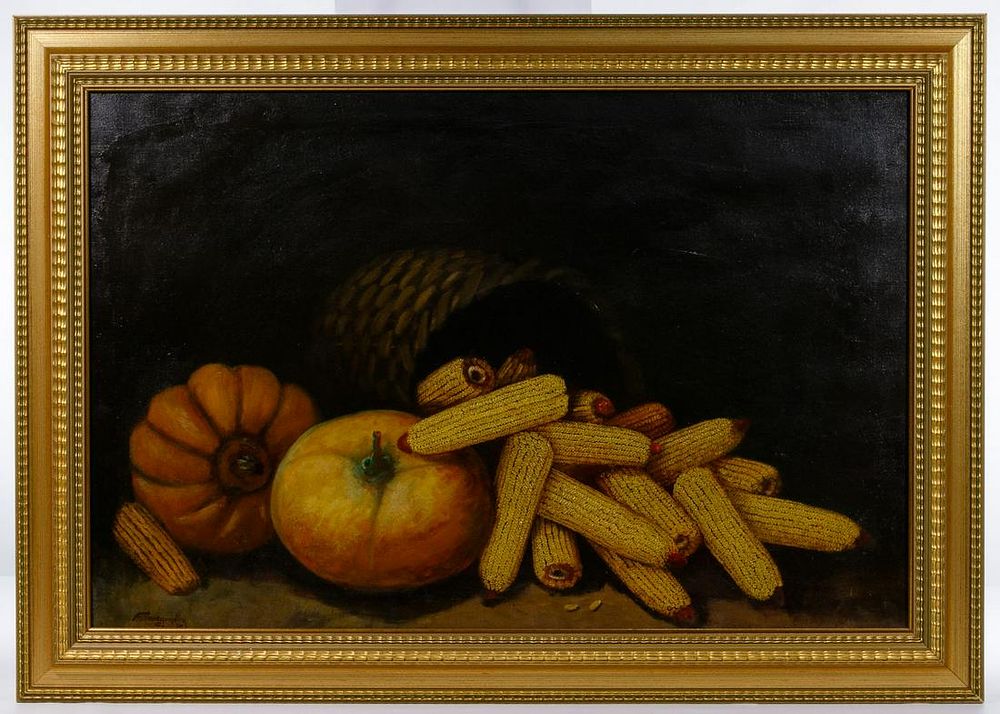 Lot 308: Alfred Montgomery (American, 1857-1922) Oil on Canvas