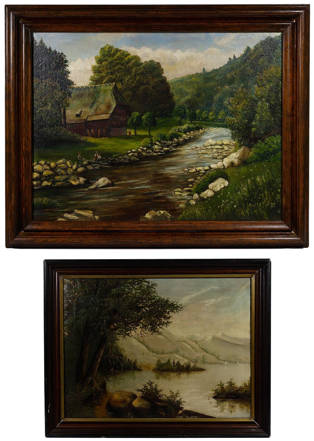 Lot 312: Emil Marschall (American, 20th Century) Oil on Canvas
