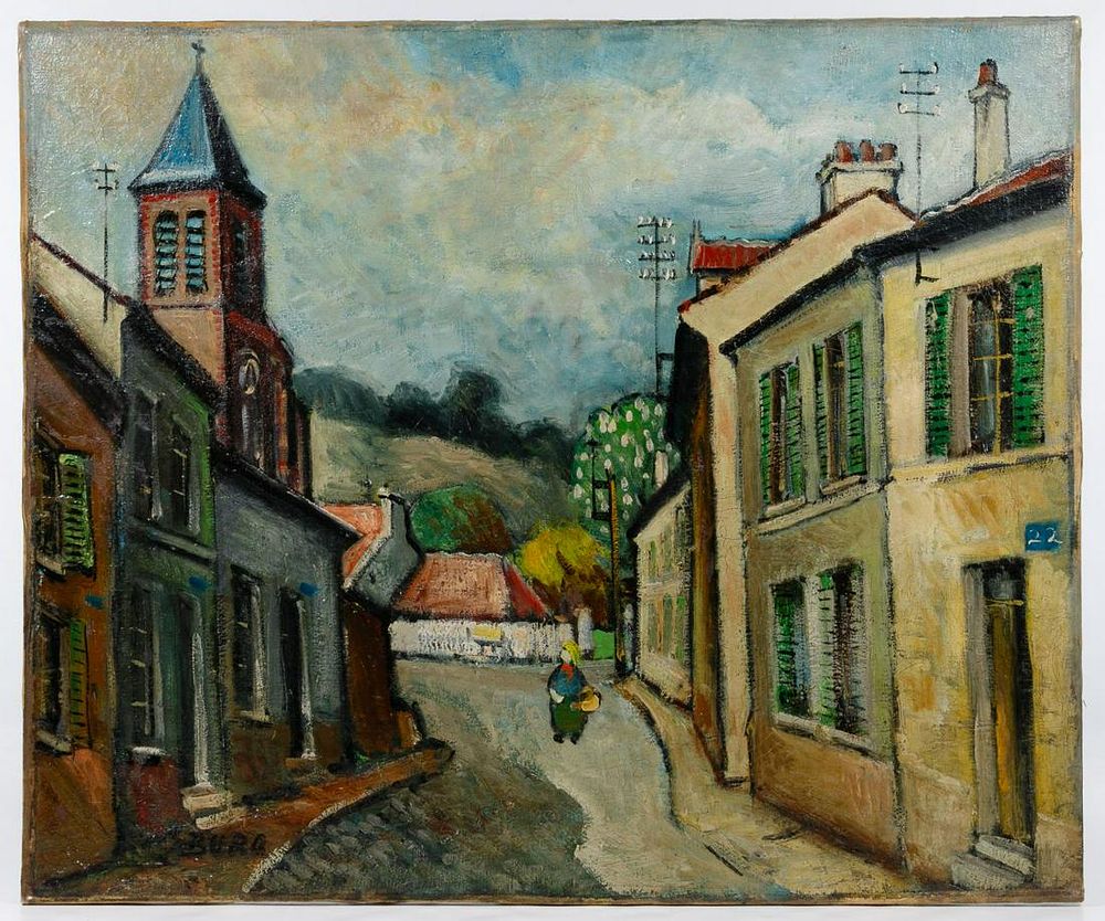 Lot 314: George Brainerd Burr (American, 1876-1939) Oil on