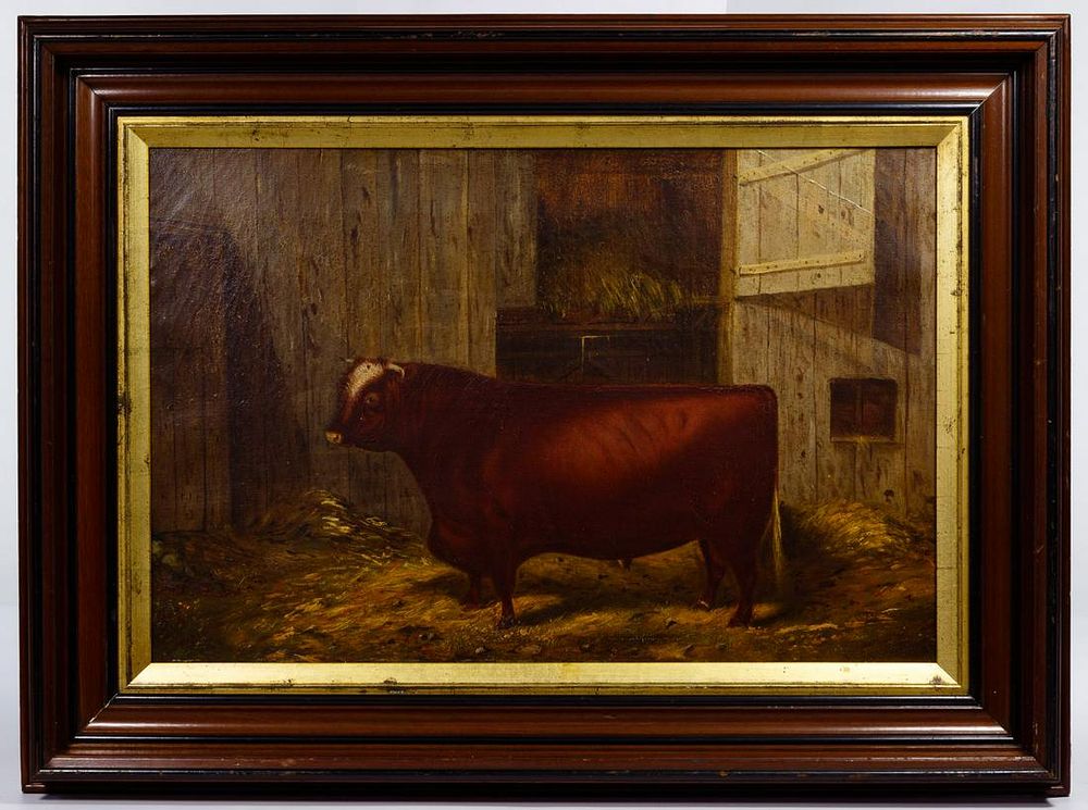 Lot 318: John R. Page (American, 19th Century) 'Earl of Clifton'