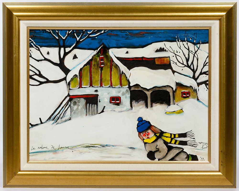 Lot 321: Norman Hudon (Canadian, 1929-1997) 'The Return of