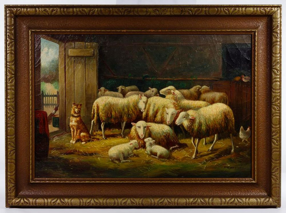 Lot 324: P. W. Steiner (American, 20th Century) Oil on Canvas