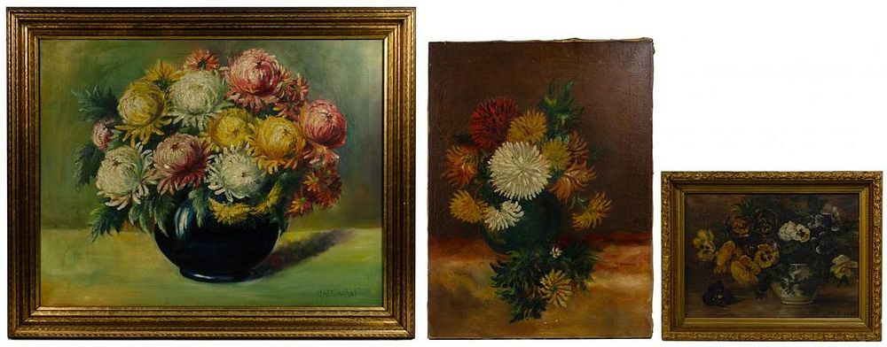Lot 341: Unknown Artists (American, 20th Century) Oil on Canvas