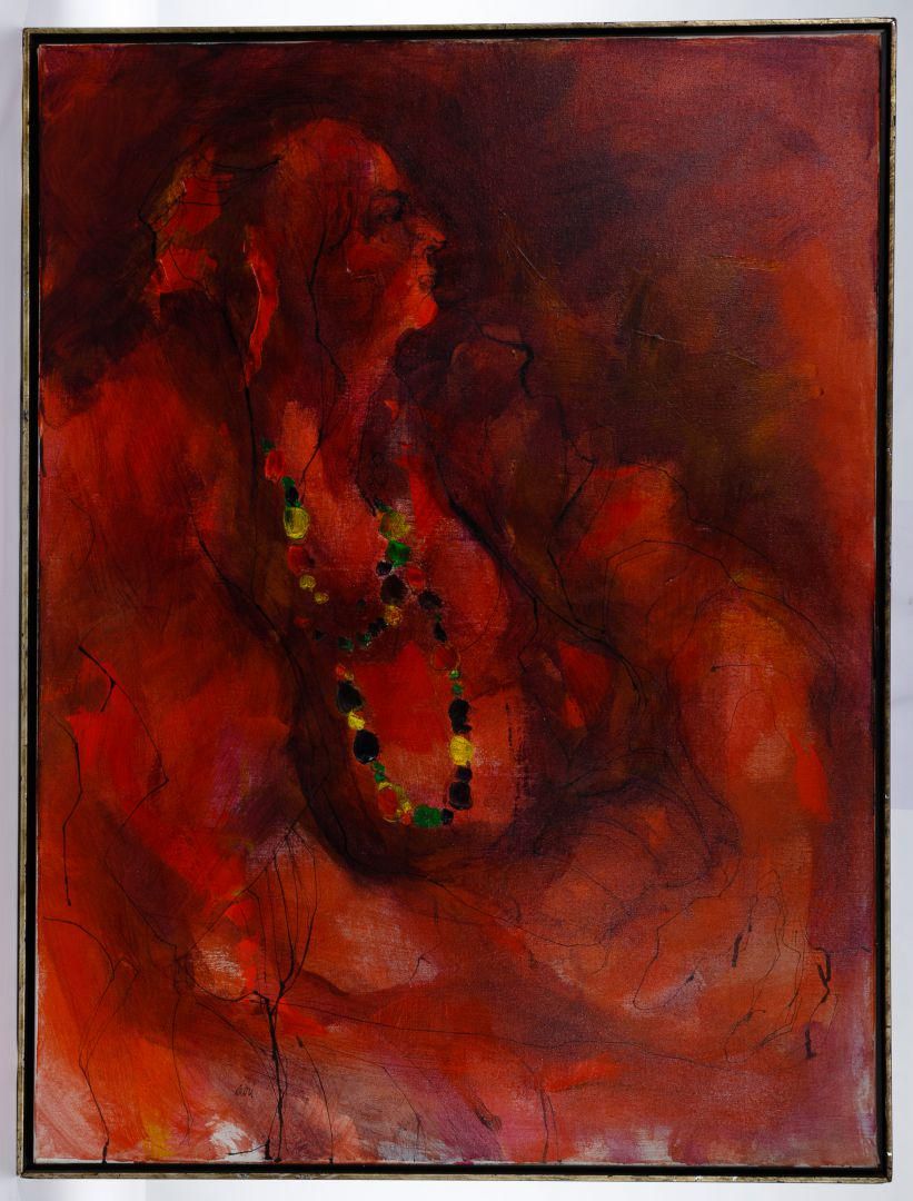 Lot 349: Ahmet Sari (Turkey, b.1980) Mixed Media on Canvas