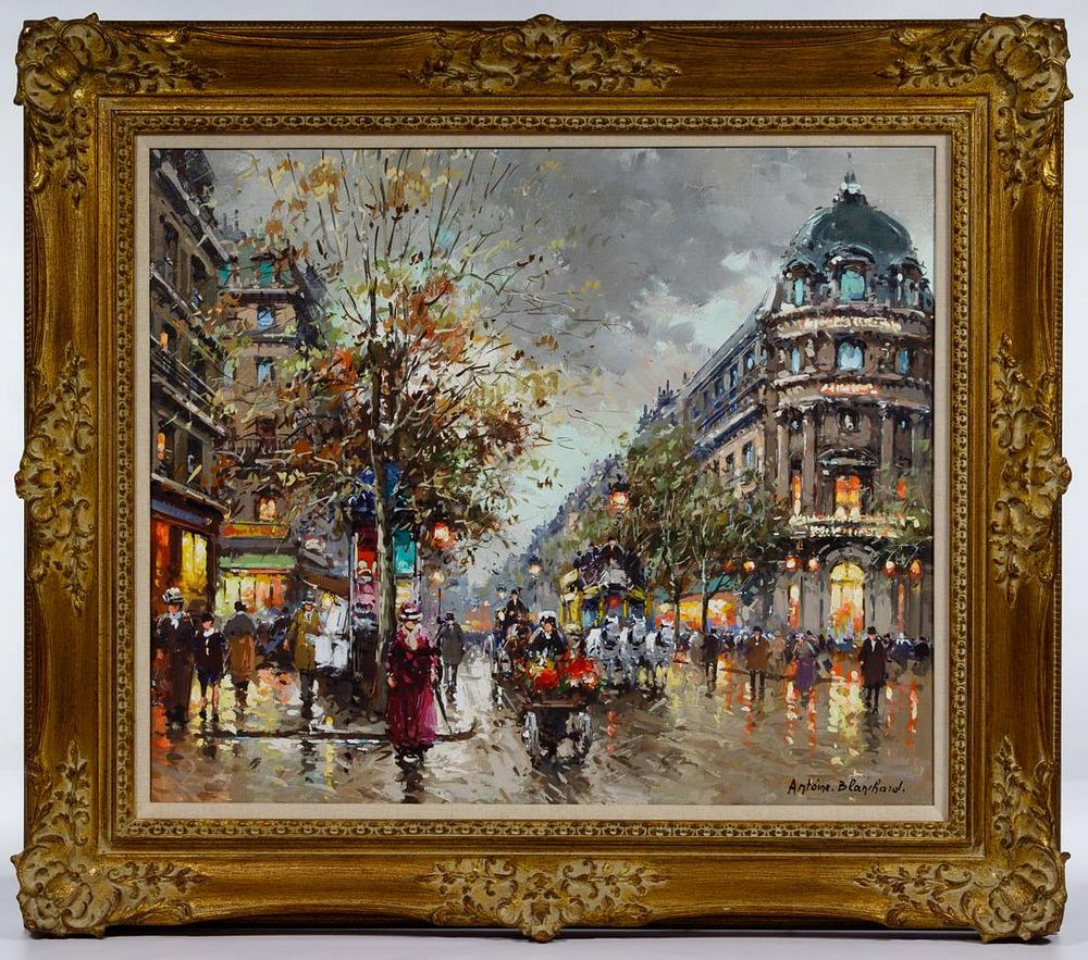 Lot 351: Antoine Blanchard (European, 1910-1988) 'Theatre du