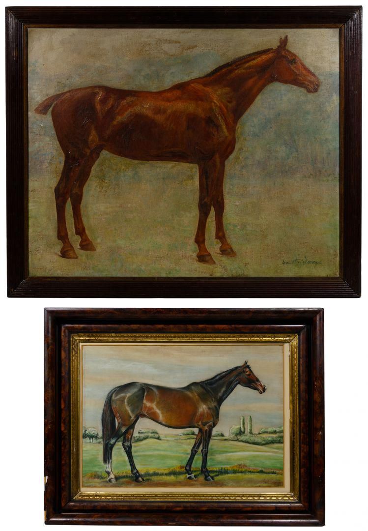 Lot 353: Armand Alexis Larroque (French, 19th Century) Oil on