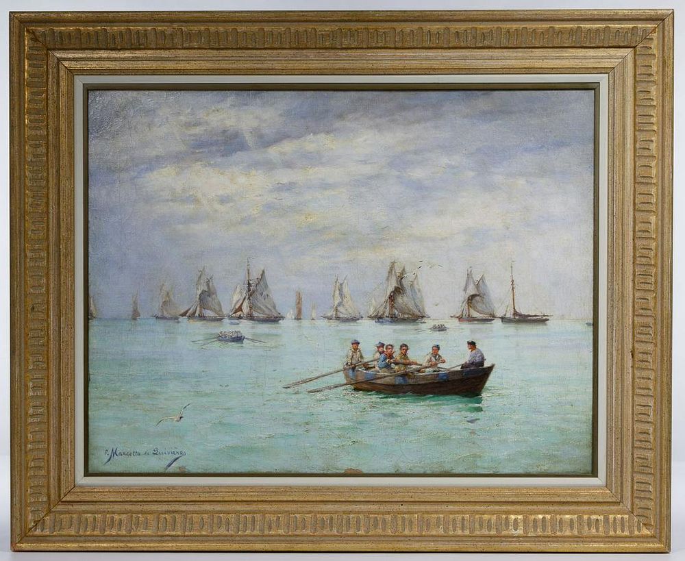 Lot 354: Augustin Marie Paul Marcotte de Quivieres (French, 1854