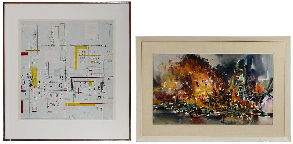 Lot 371: A. Kikuchi (Japanese / American, 20th Century)