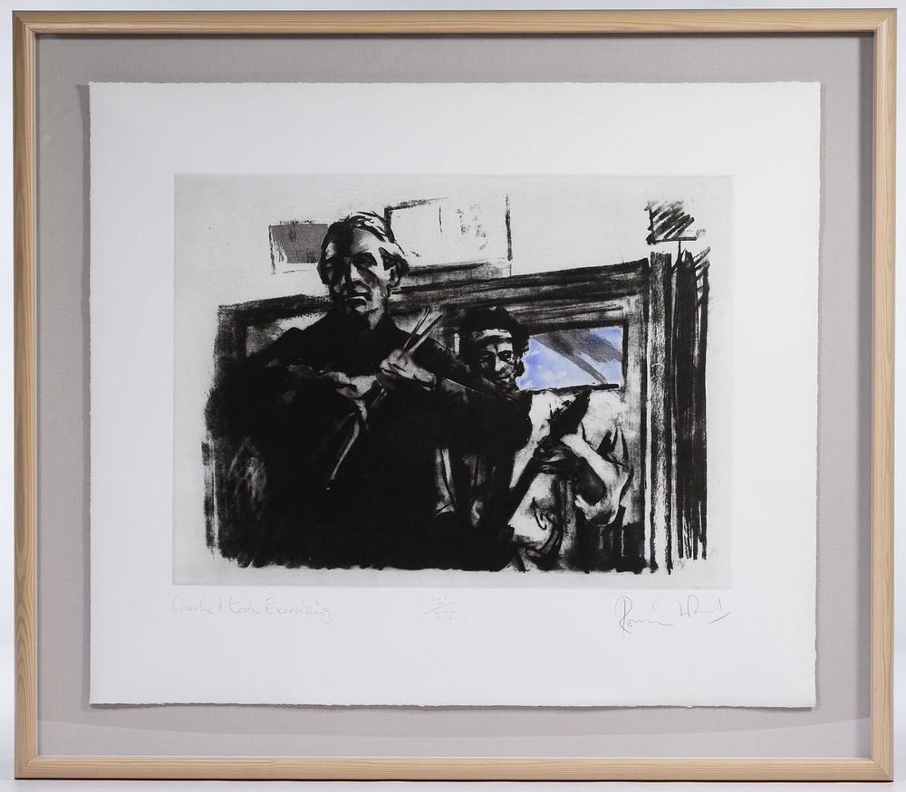 Lot 387: Ronnie Wood (British, b.1947) 'Charlie & Keith