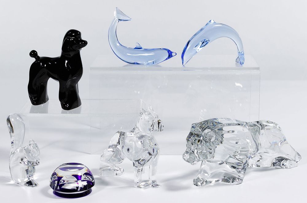 Lot 404: Baccarat Crystal Animal Assortment