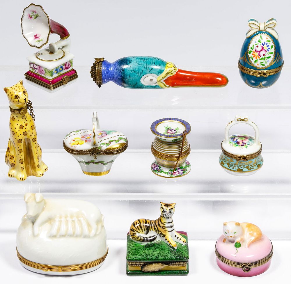 Lot 467: Limoges Trinket Box Assortment