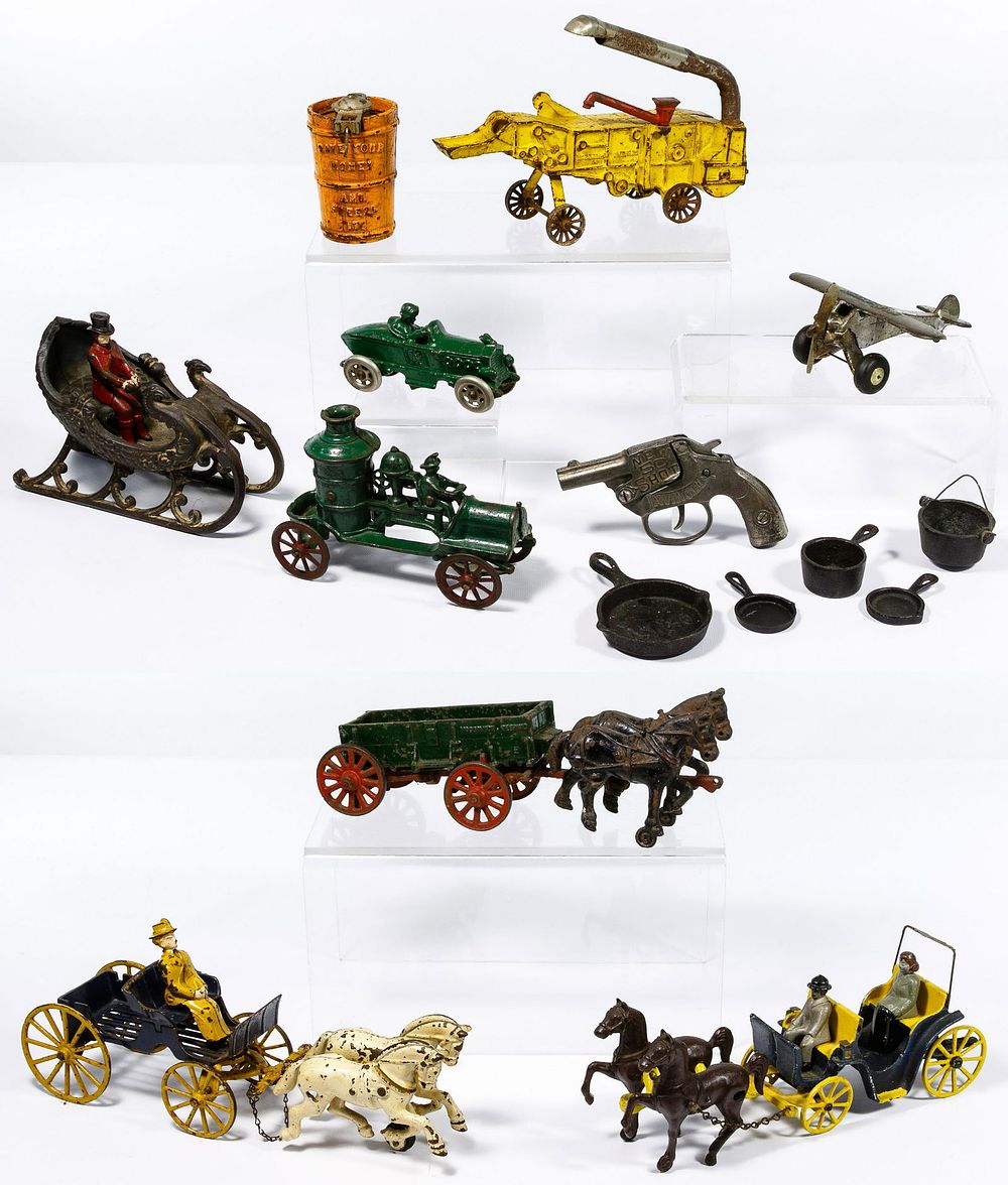 Lot 527: Cast Iron Toy Assortment