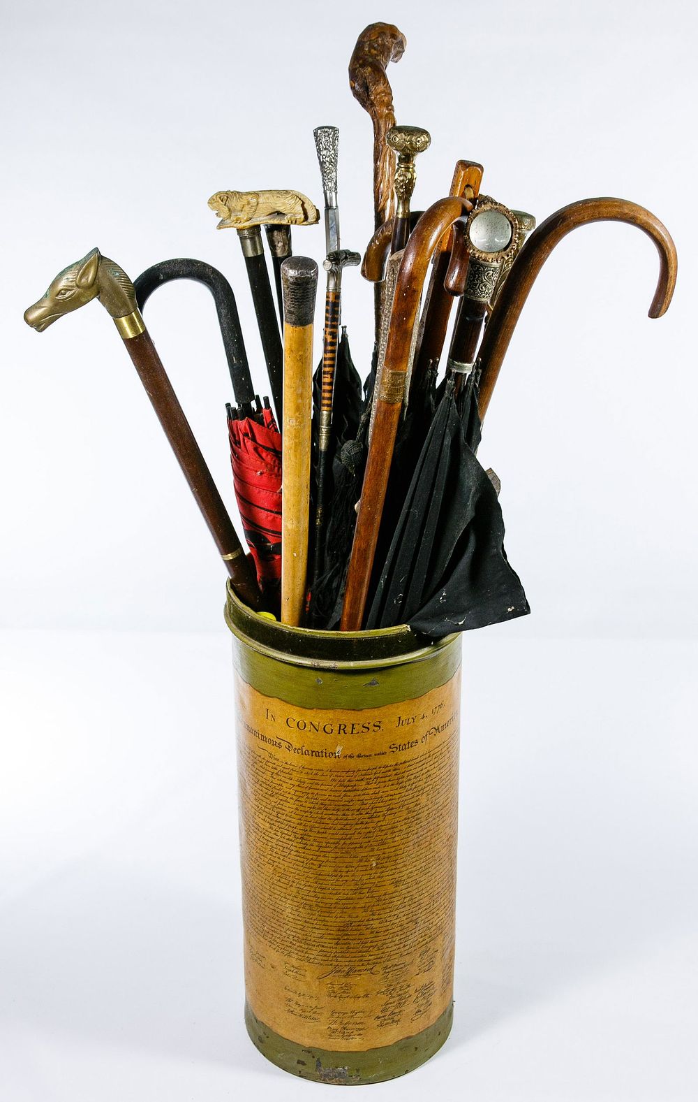 Lot 540: Cane and Umbrella Assortment