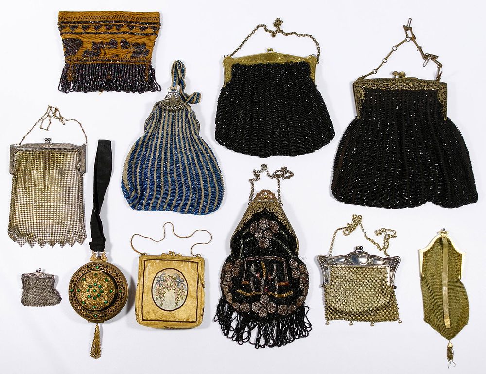 Lot 551: Beaded and Mesh Purse Assortment