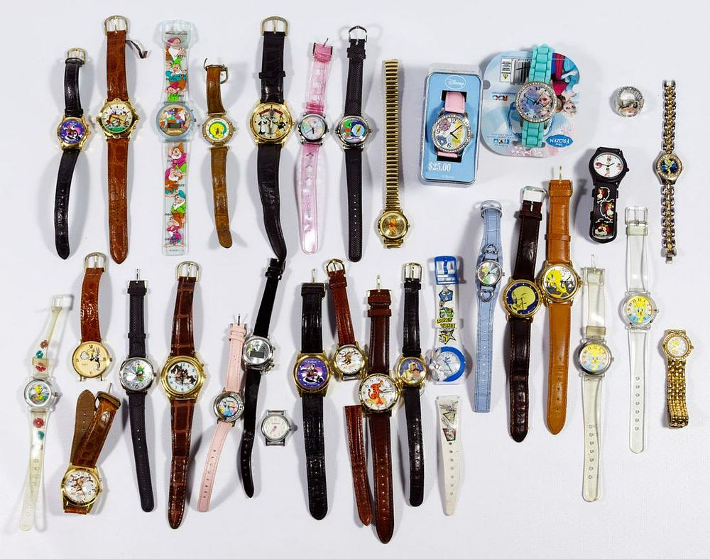 Lot 579: Character Wrist Watch Assortment