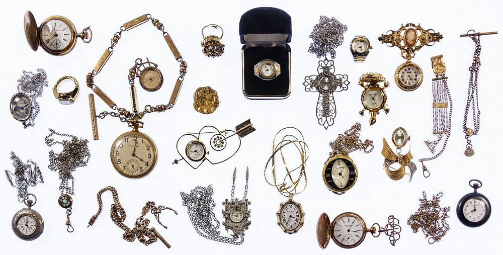 Lot 590: Watch and Watch Holder Assortment