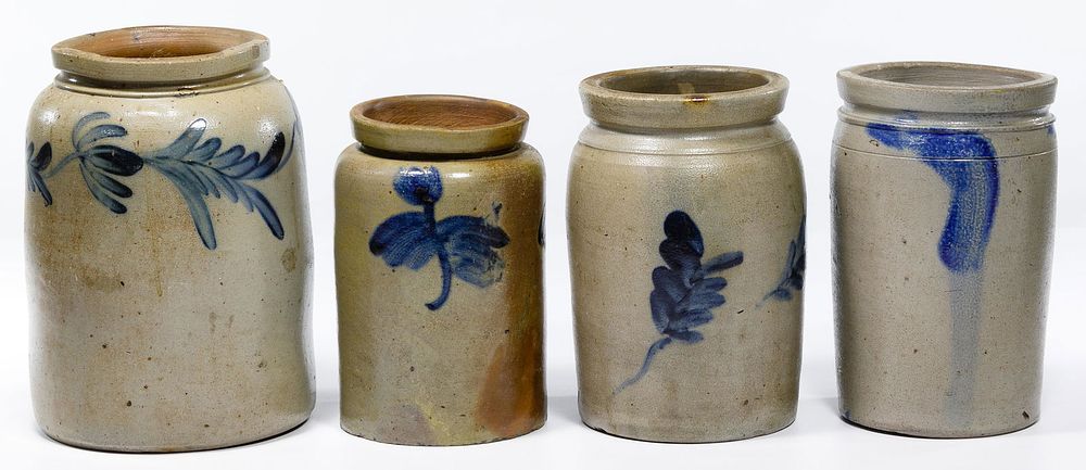 Lot 637: Cobalt Blue Stoneware Assortment