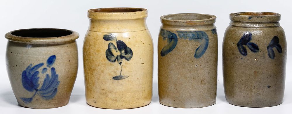 Lot 638: Cobalt Blue Stoneware Assortment