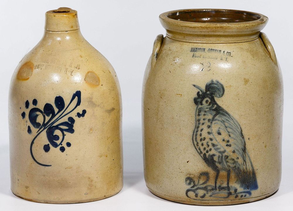 Lot 658: Haxstun, Ottman & Co. Jug and Crock