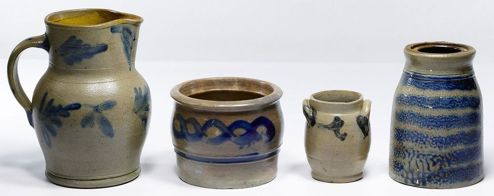 Lot 671: Stoneware Crock Assortment