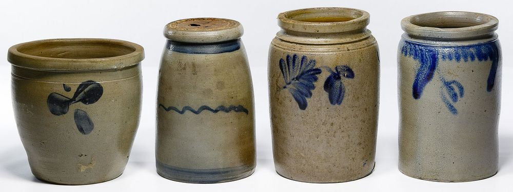 Lot 673: Stoneware Crock Assortment