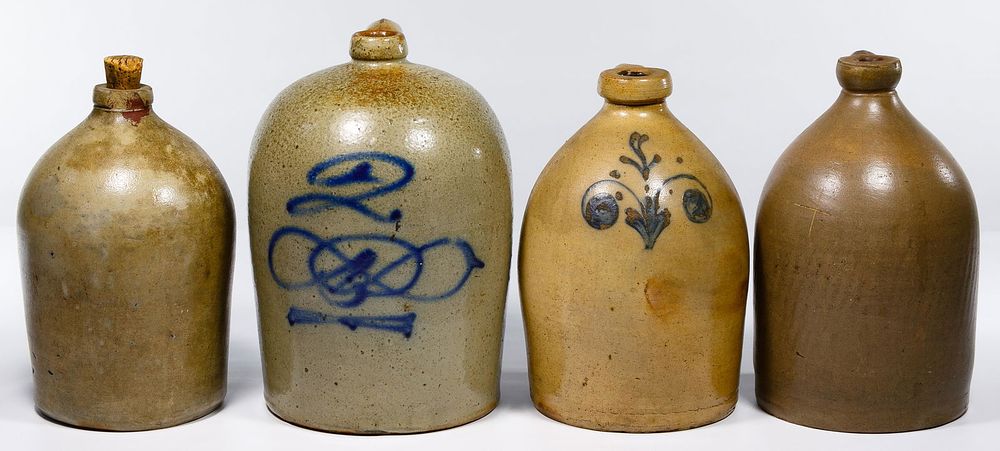 Lot 676: Stoneware Jug Assortment