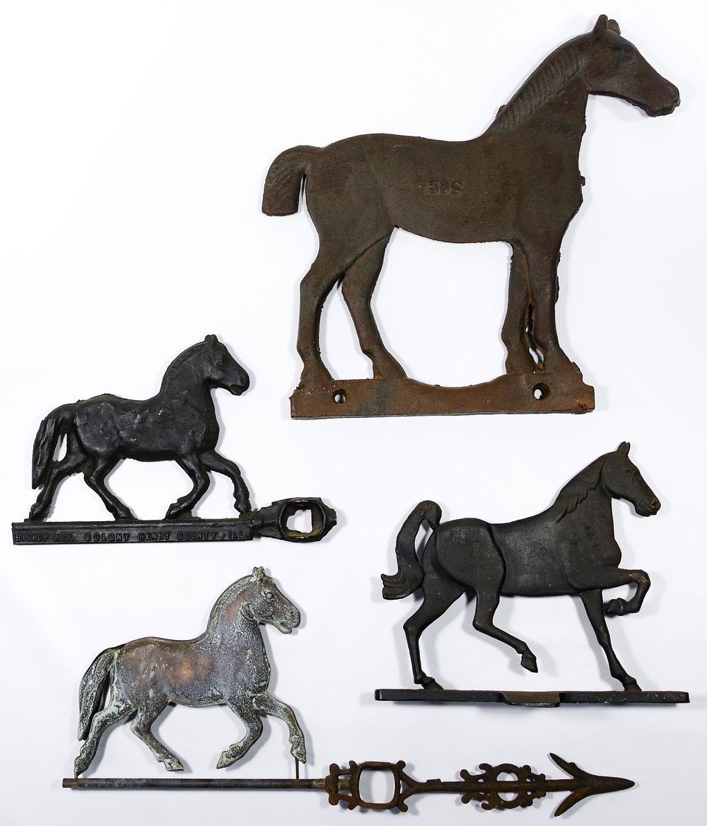 Lot 700: Metal Horse Assortment