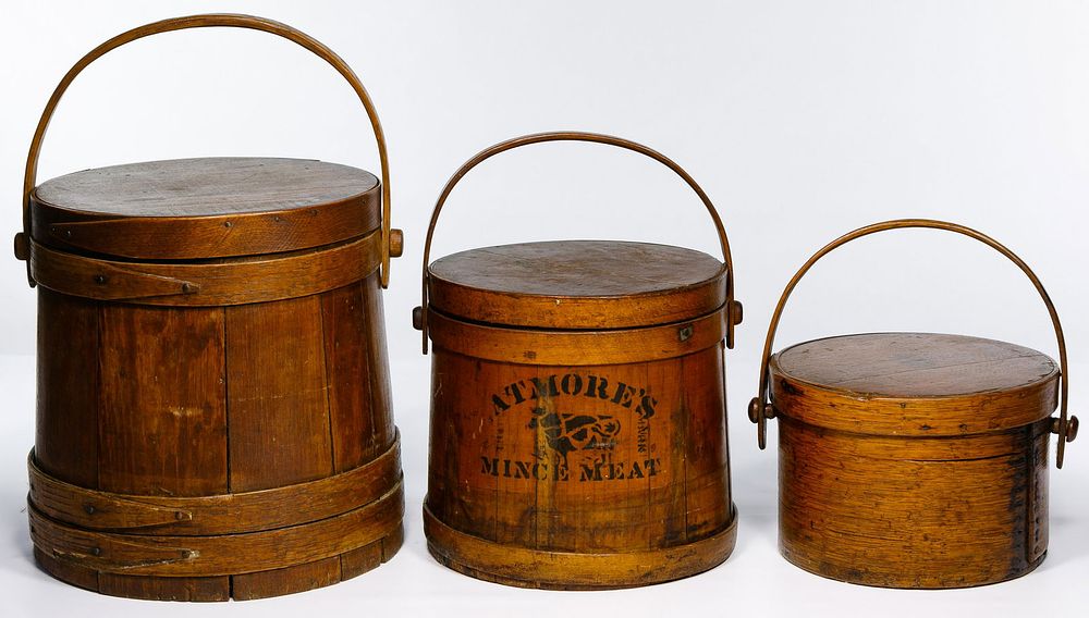 Lot 712: Shaker and Firkin Box Assortment