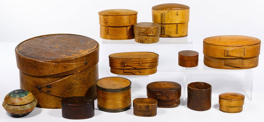 Lot 720: Shaker Style Box Assortment