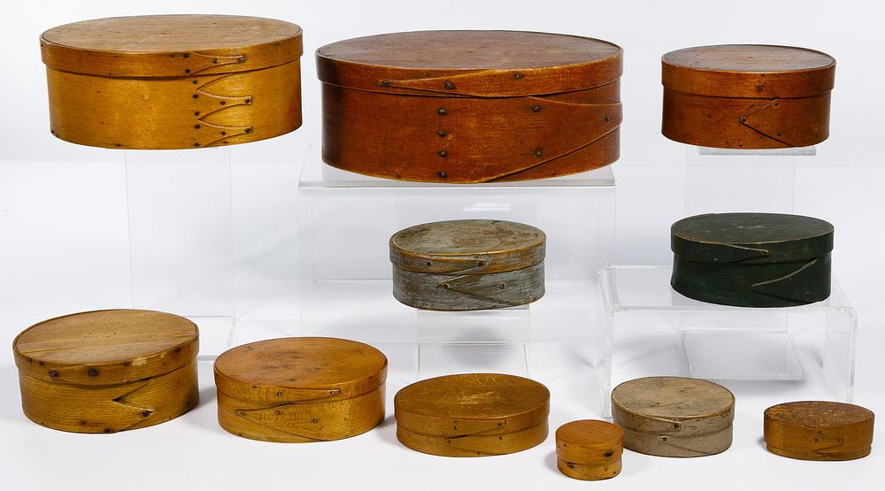 Lot 721: Shaker Style Box Assortment