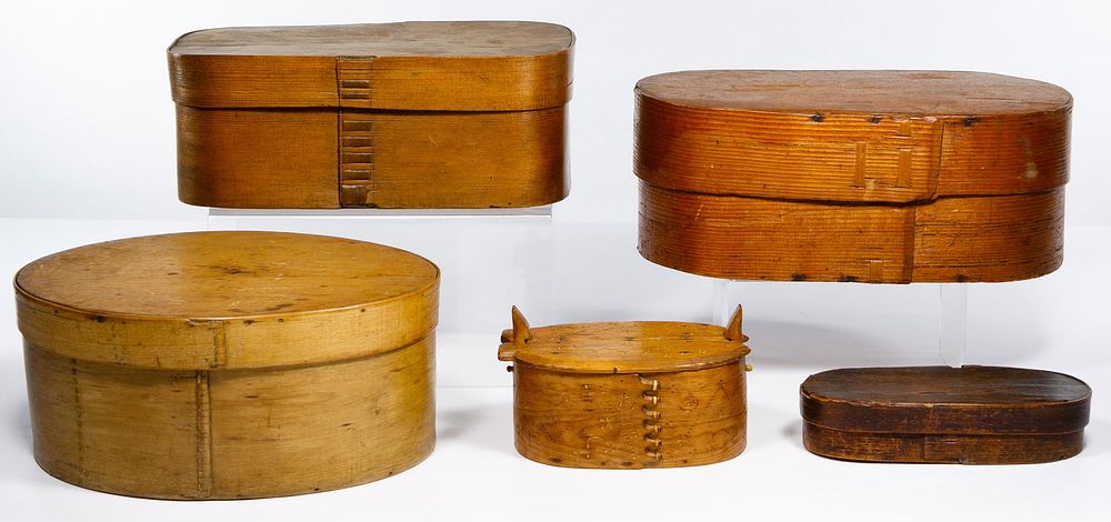 Lot 737: Bentwood Box Assortment