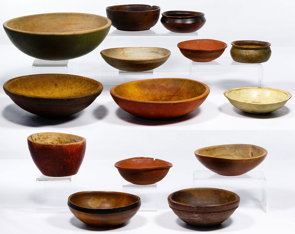 Lot 748: Painted Bowl Assortment