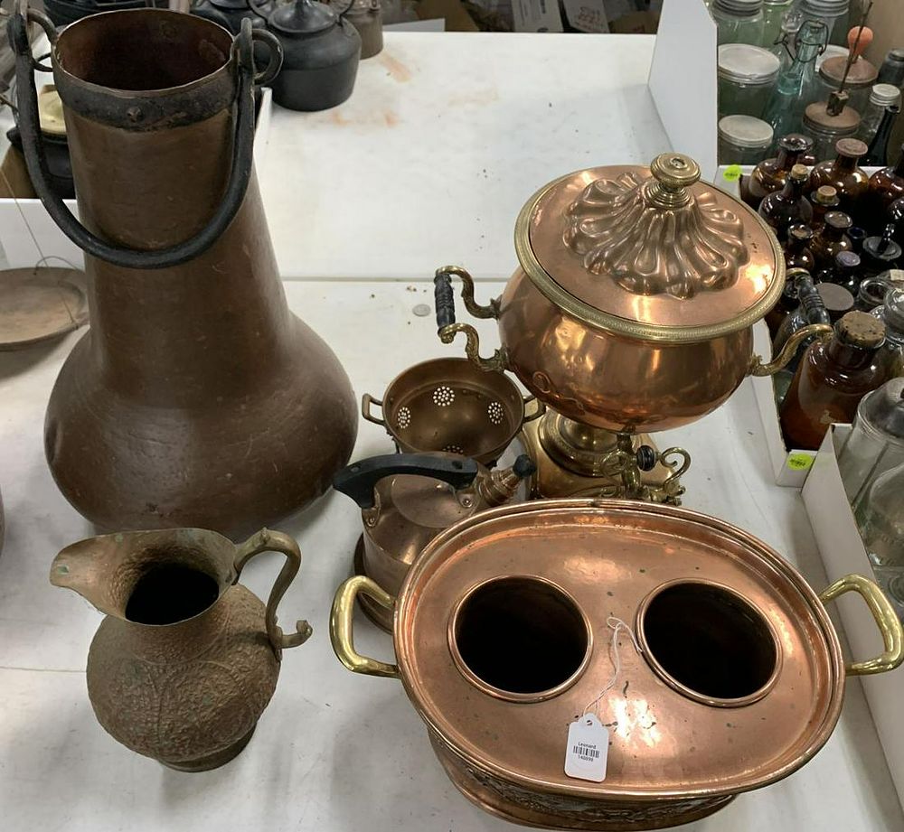 Lot 767: Copper Cookware Assortment
