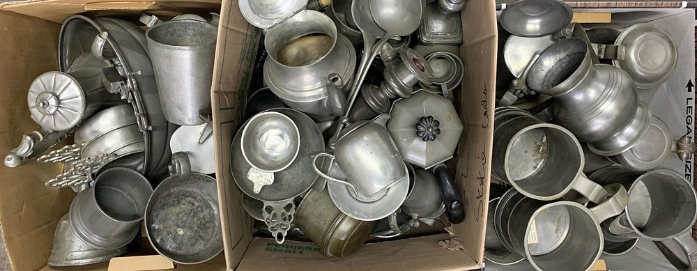 Lot 774: Pewter Assortment