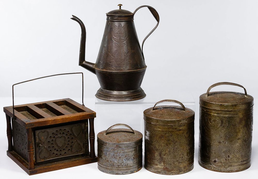 Lot 796: Punched Tin Assortment