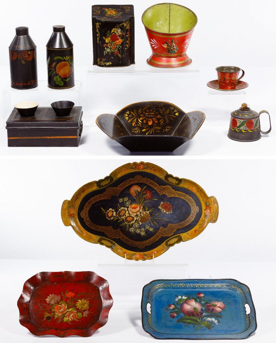 Lot 800: Toleware Assortment