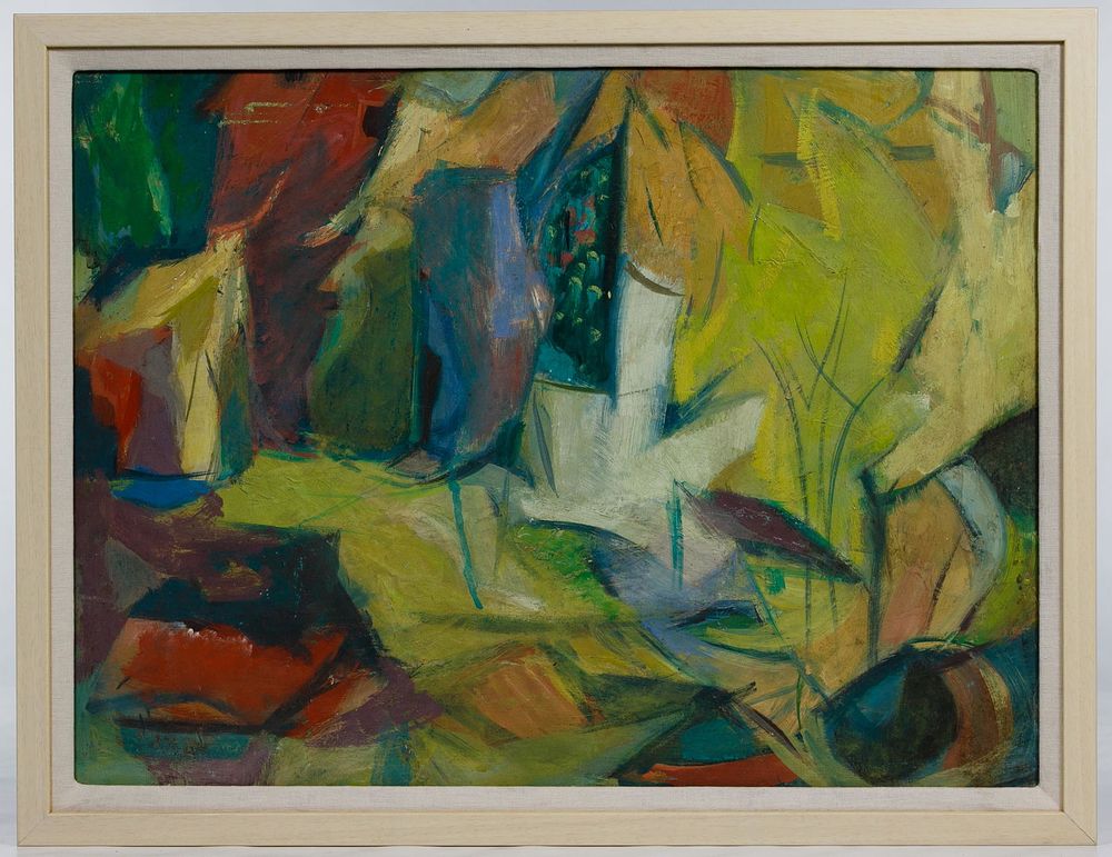 Lot 151: Garada Clark Riley (American, b.1894) Oil on Masonite