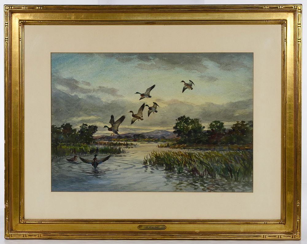 Lot 153: Hans Kleiber (American / German, 1887-1967) Watercolor