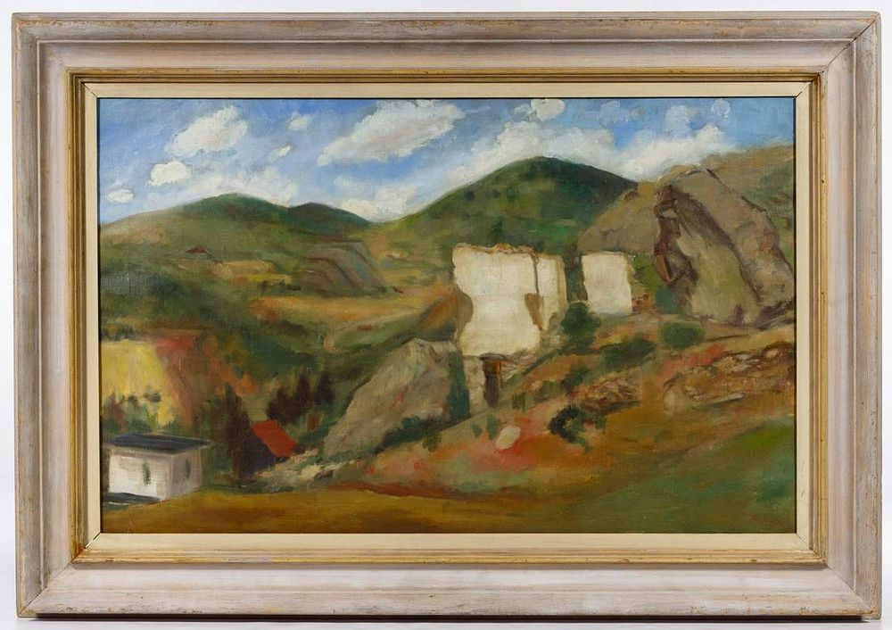 Lot 157: John Fabion (American, 1905-1982) Oil on Canvas